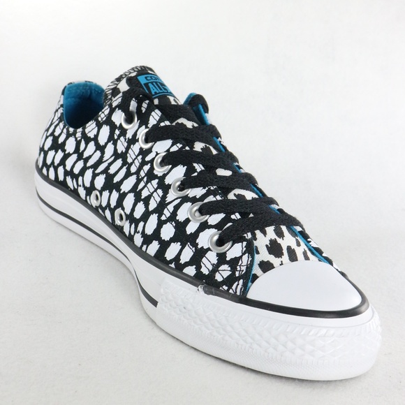 Converse Shoes - CONVERSE PAIR Chuck Taylor OX White/Black Dots Like New Sz 8 US Wmn